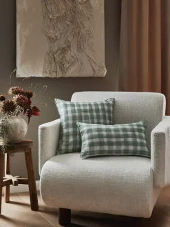 Discount Dwustronna Poszewka Na Poduszke Check Od Candice Gray Poduszki Dekoracyjne