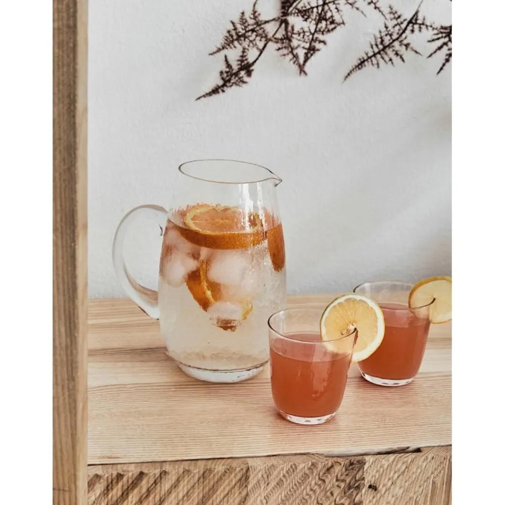 Broste Copenhagen Dzbanki I Karafki>Dzbanek Ze Szkla Dmuchanego Hammered, 2 L
