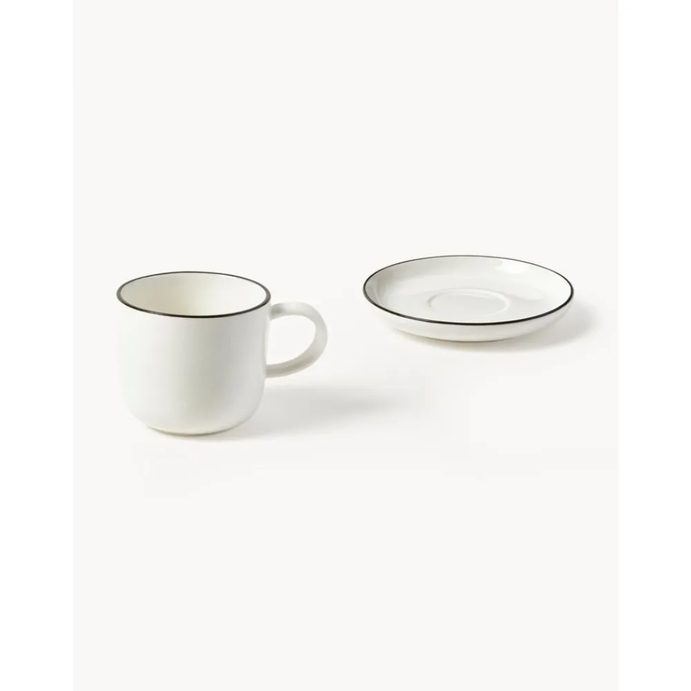 * Kolekcje Naczyń>Filizanka Do Espresso Ze Spodkiem Facile, 2 Szt.