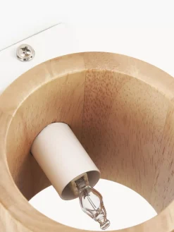 Outlet Kinkiet Z Drewna Roda Kinkiety Dwustronne