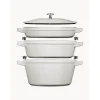 Staub Garnki>Komplet Garnkow Zeliwnych La Cocotte, 3 Elem.