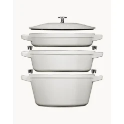 Staub Garnki>Komplet Garnkow Zeliwnych La Cocotte, 3 Elem.