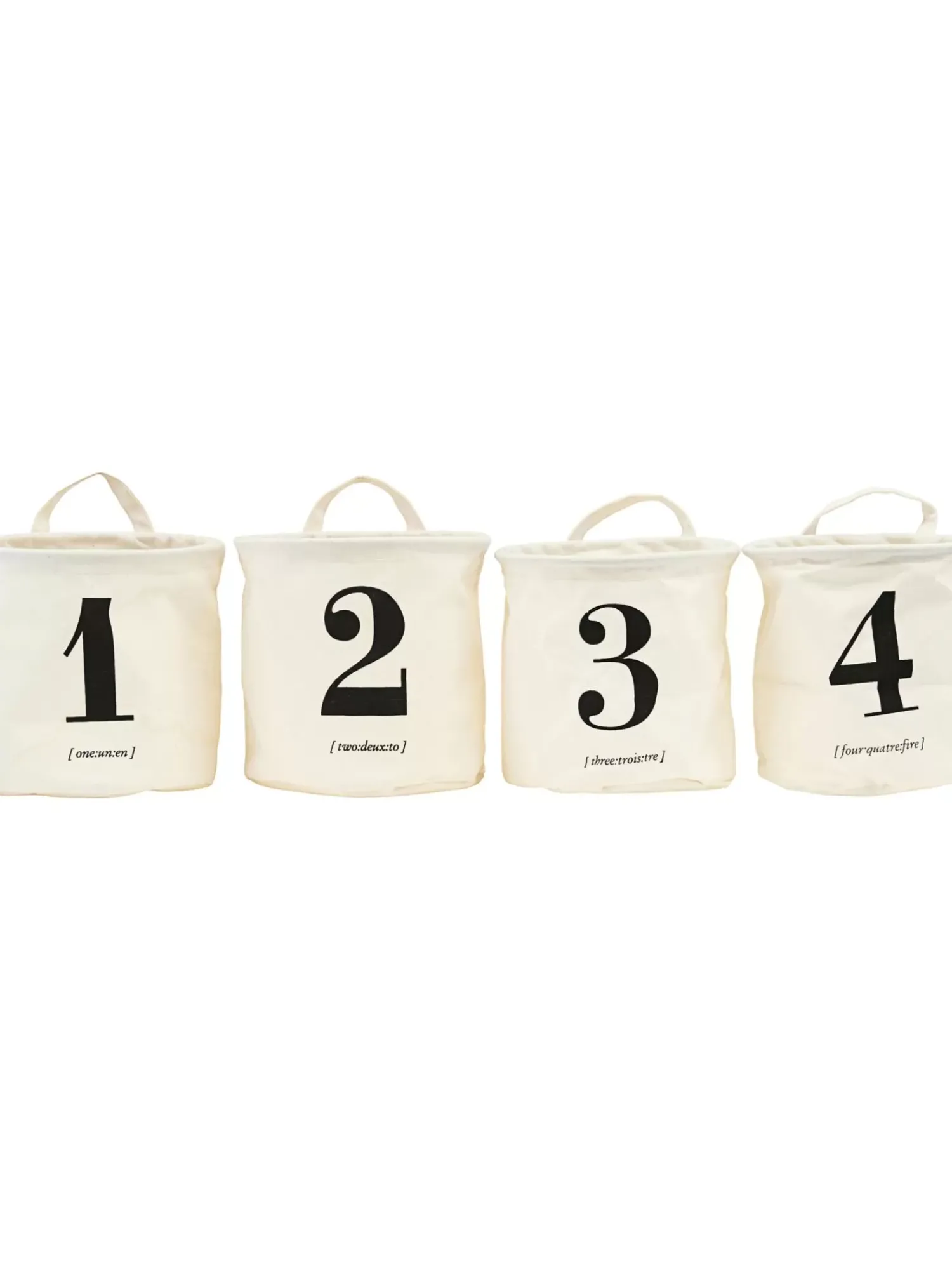 Clearance Komplet Koszy Do Przechowywania 1-2-3-4, 4 Elem. Kosze