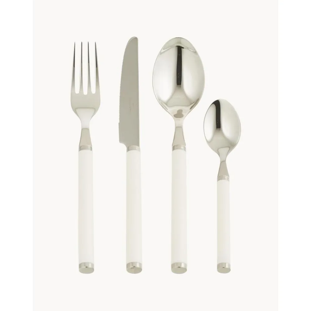 Villeroy & Boch Komplety Sztućców>Komplet Sztućców Ze Stali Szlachetnej Play! White Pearl, Dla 6 Osob (24 Elem.)