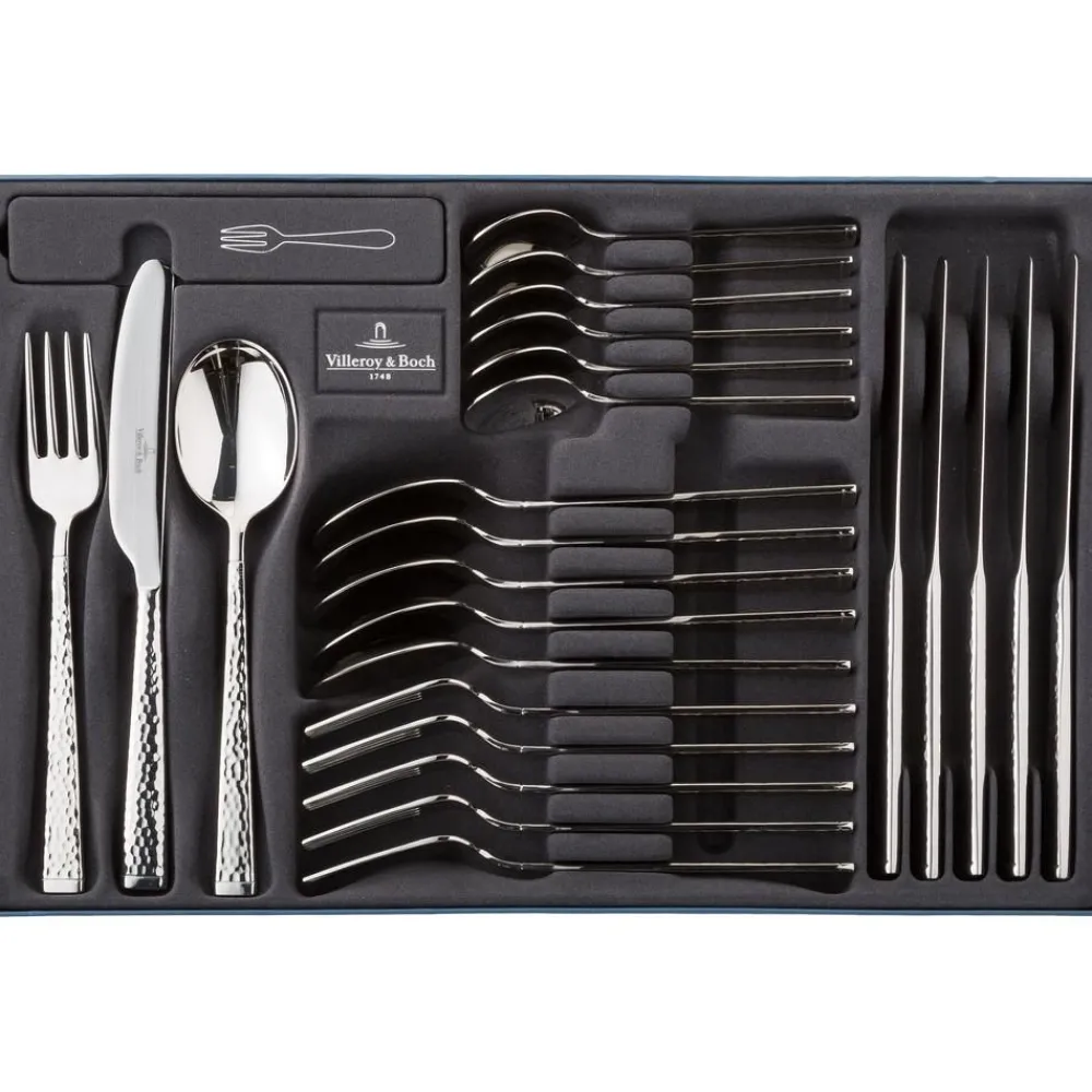 Villeroy & Boch Komplety Sztućców>Komplet Sztućców Ze Stali Szlachetnej Blacksmith, 6 Osob (30 Elem.)