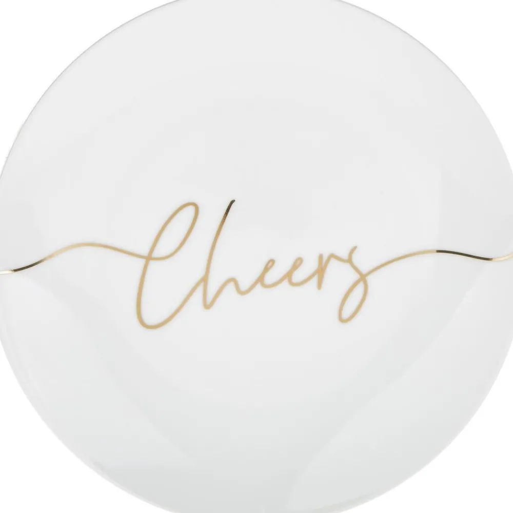 * Talerze>Komplet Talerzy Sniadaniowych Z Porcelany Cheers, 4 Elem.