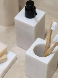 Outlet Kubek Na Szczoteczki Z Marmuru Andre Kubki Na Szczoteczki Do Zębów