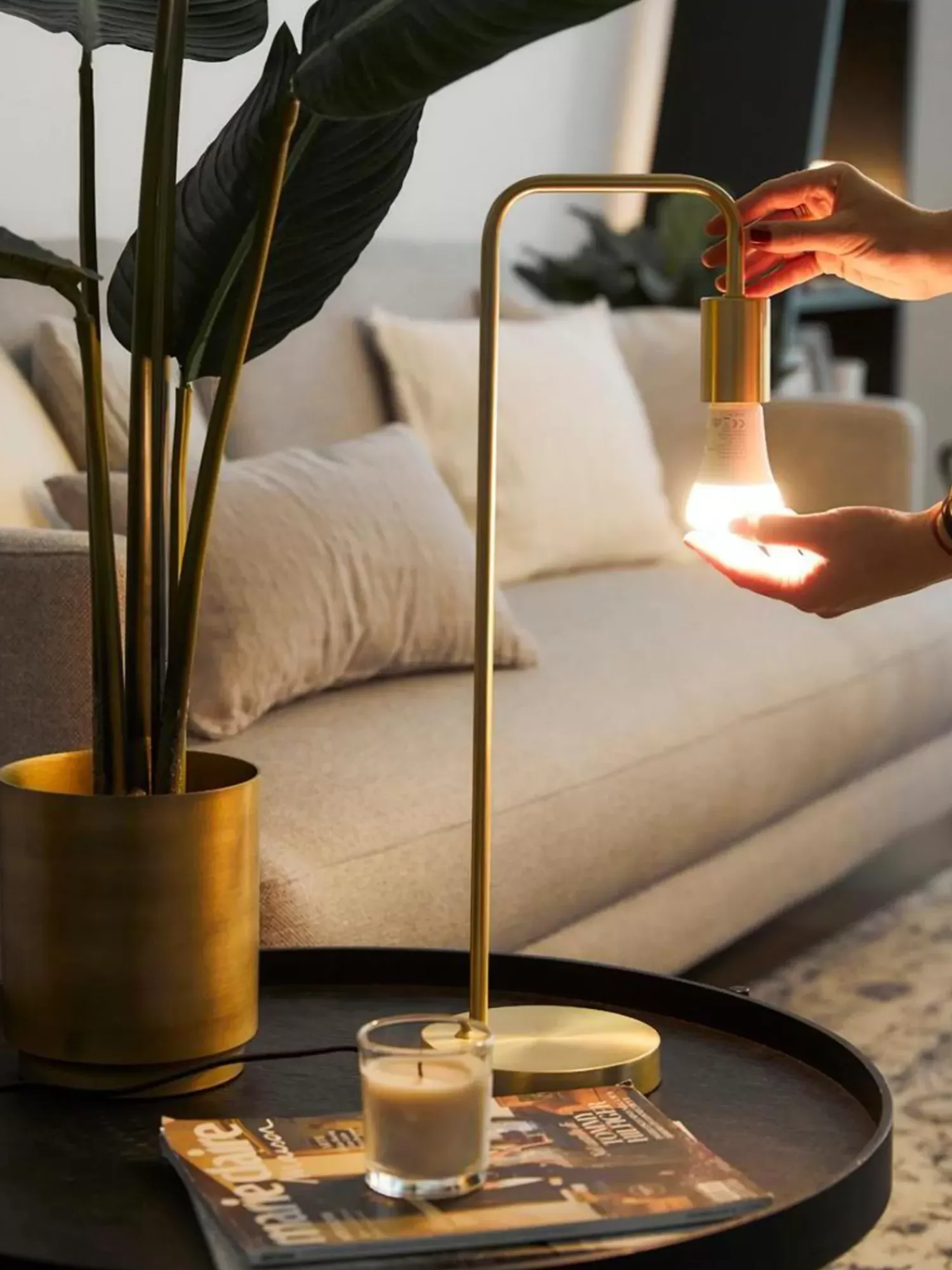 Shop Lampa Biurkowa Z Metalu Flow Lampki Na Biurko
