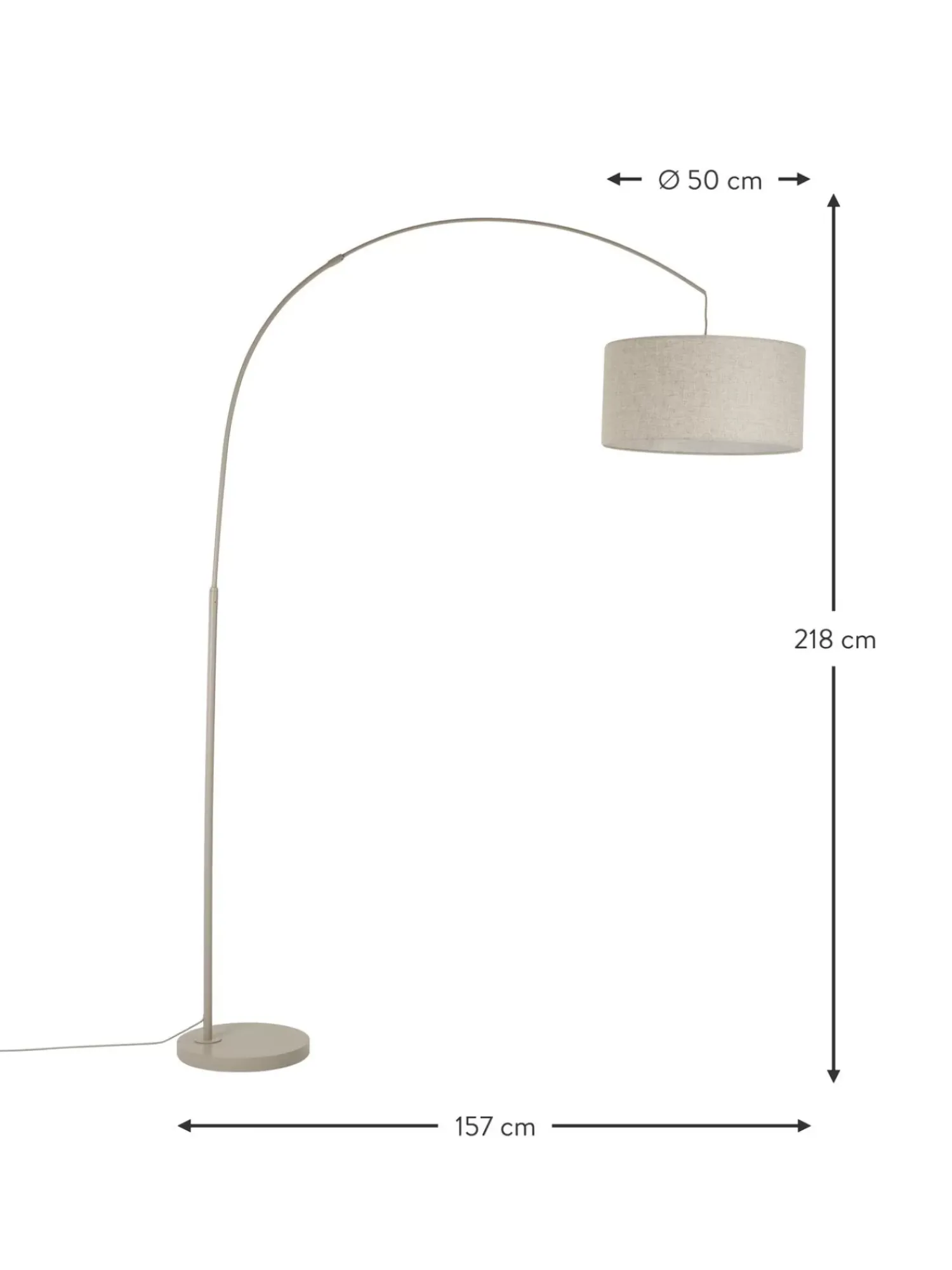 Hot Lampa Podlogowa Lukowa Niels Lampy Łukowe