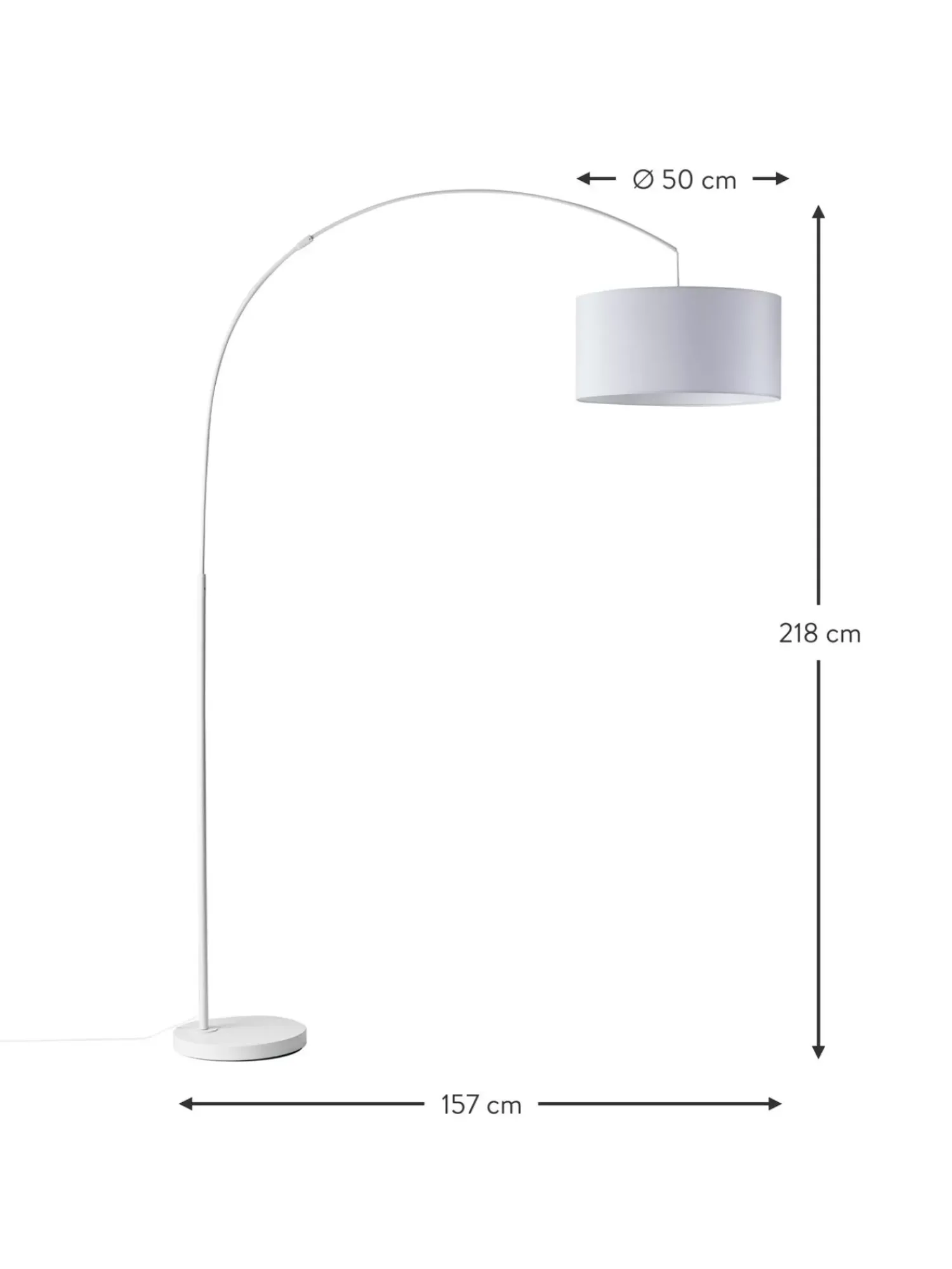 Outlet Lampa Podlogowa Lukowa Niels Lampy Łukowe