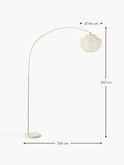 Outlet Lampa Podlogowa Lukowa Z Siateczki Beau Lampy Łukowe