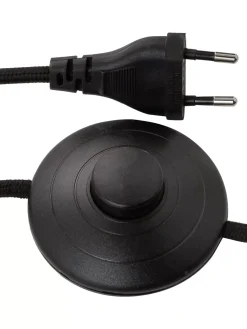 Discount Lampa Podlogowa Trojnog Z Kloszem Z Tkaniny Cella Lampy Na Trójnogu