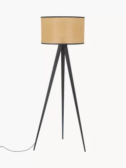 Shop Lampa Podlogowa Trojnog Z Plecionki Wiedenskiej Vienna Lampy Na Trójnogu