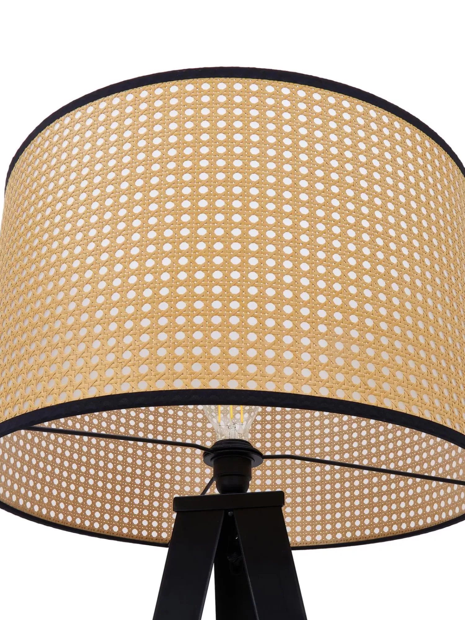 Shop Lampa Podlogowa Trojnog Z Plecionki Wiedenskiej Vienna Lampy Na Trójnogu