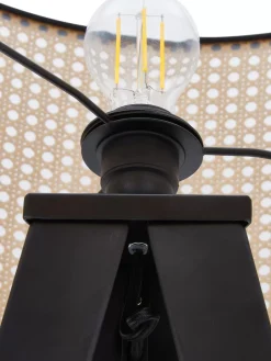 Shop Lampa Podlogowa Trojnog Z Plecionki Wiedenskiej Vienna Lampy Na Trójnogu