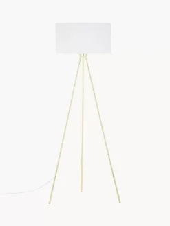 Online Lampa Podlogowa Trojnog Z Kloszem Z Tkaniny Cella Lampy Na Trójnogu