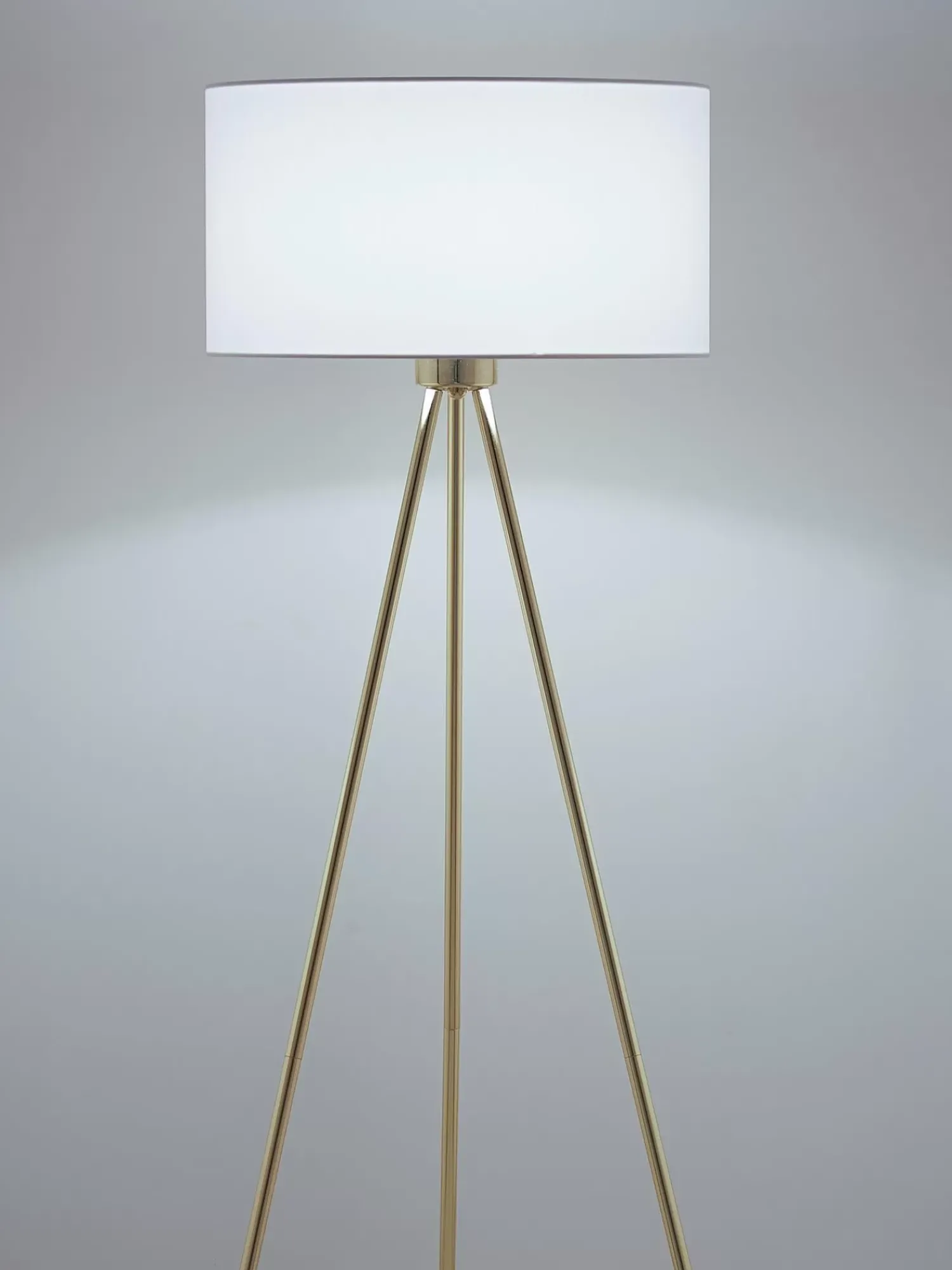 Online Lampa Podlogowa Trojnog Z Kloszem Z Tkaniny Cella Lampy Na Trójnogu