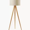Shop Lampa Podlogowa Trojnog Z Litego Drewna W Stylu Scandi Jake Lampy Na Trójnogu