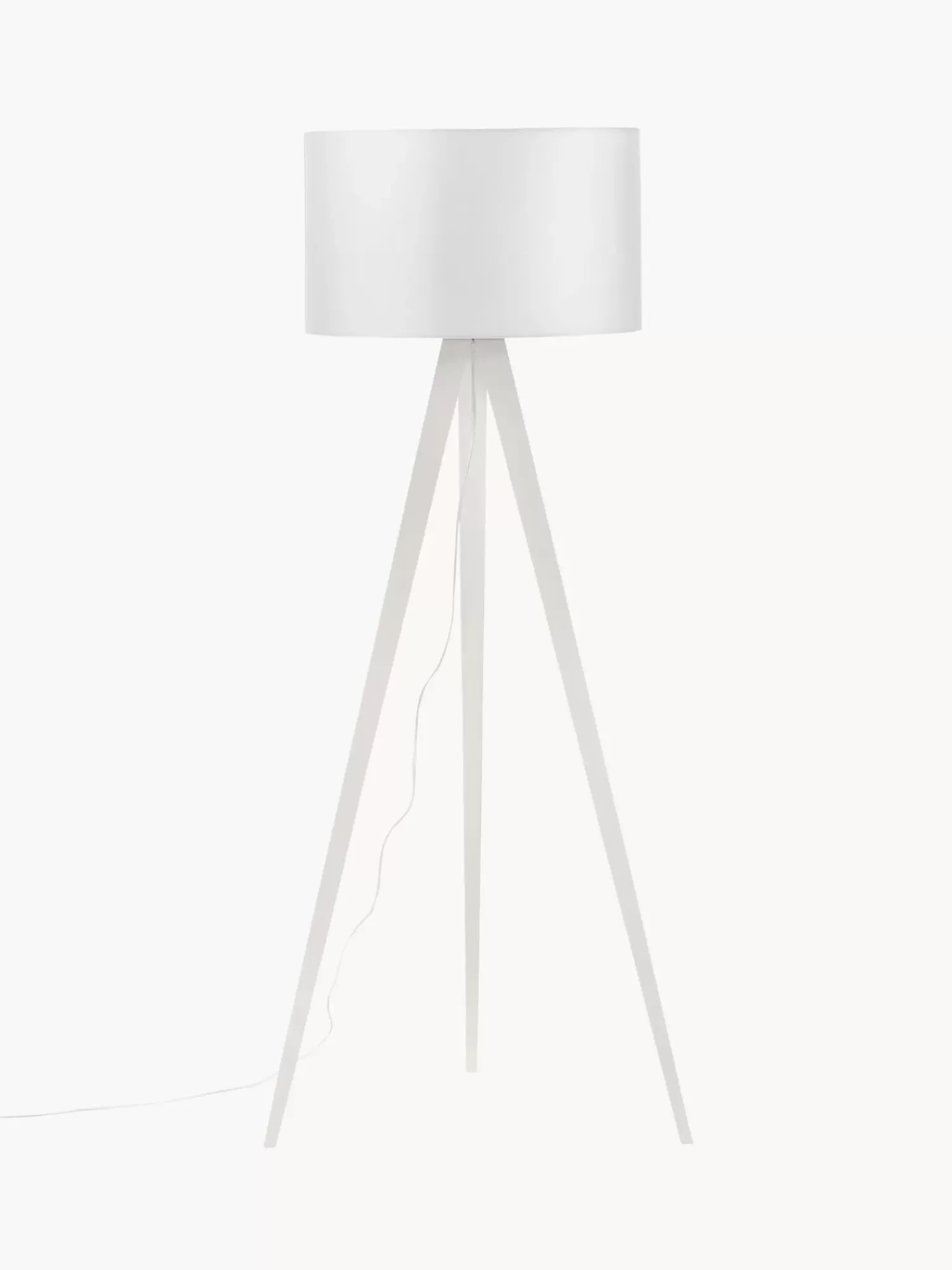 New Lampa Podlogowa Trojnog Z Litego Drewna W Stylu Scandi Jake Lampy Na Trójnogu