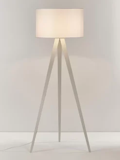 New Lampa Podlogowa Trojnog Z Litego Drewna W Stylu Scandi Jake Lampy Na Trójnogu