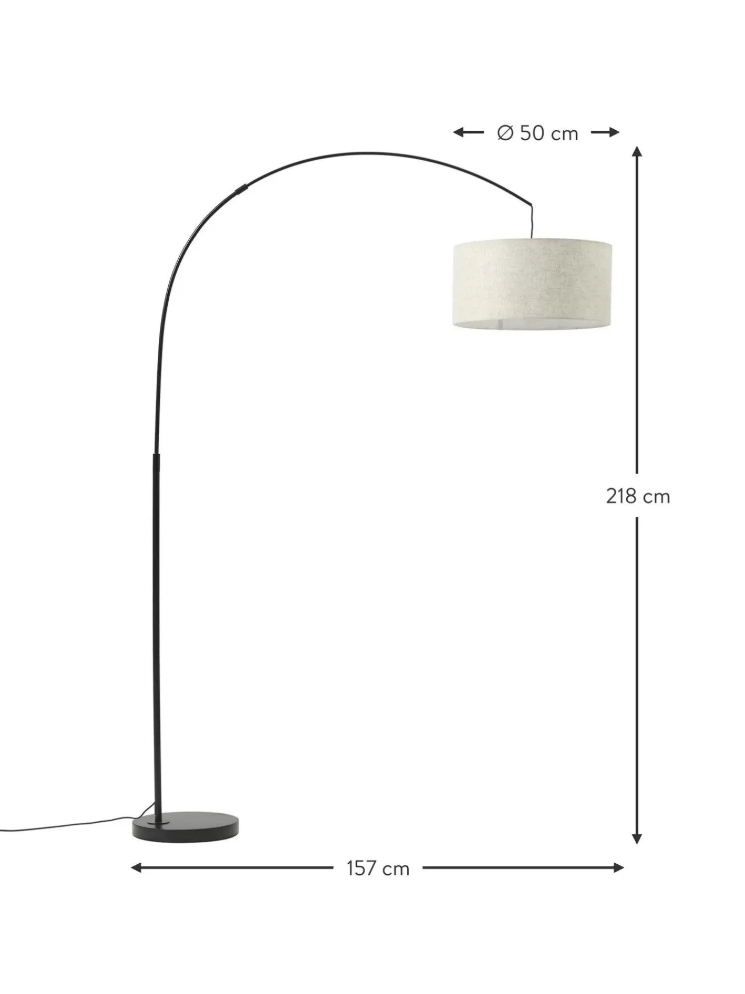 Online Lampa Podlogowa W Ksztalcie Luku Niels Lampy Łukowe