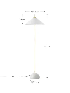 Outlet Lampa Podlogowa Z Podstawa Z Marmuru Vica Lampy Do Czytania
