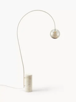 Online Lampa Podlogowa Z Podstawa Z Trawertynu Cora Lampy Do Czytania