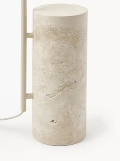 Online Lampa Podlogowa Z Podstawa Z Trawertynu Cora Lampy Do Czytania