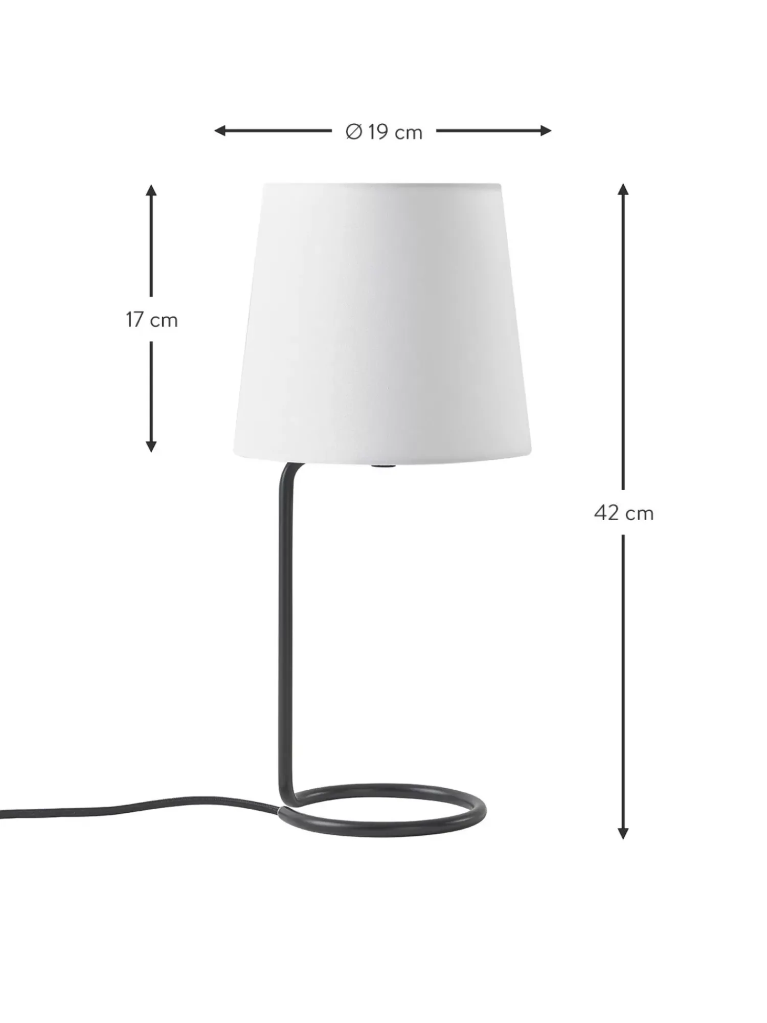 Cheap Lampa Stołowa Cade Lampki Nocne
