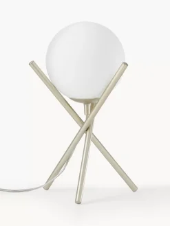 Best Lampa Stołowa Trojnog Ze Szklanym Kloszem Erik Lampki Nocne