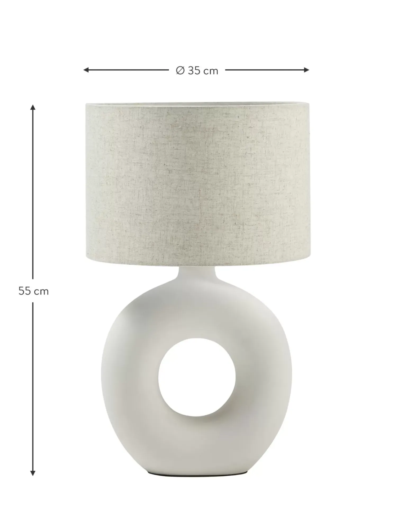Best Lampa Stołowa Z Ceramiki Gisella Lampki Nocne