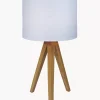 New Lampa Stołowa Z Drewna Debowego Kullen Lampki Nocne