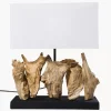 Flash Sale Lampa Stołowa Z Drewna Dryftowego Nature Lampki Nocne