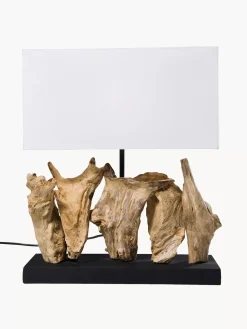 Flash Sale Lampa Stołowa Z Drewna Dryftowego Nature Lampki Nocne