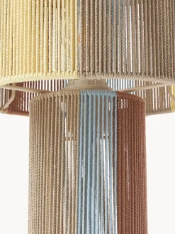 Cheap Lampa Stołowa Z Lnianych Wlokien Lace Lampki Nocne