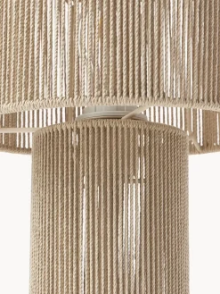Outlet Lampa Stołowa Z Lnianych Wlokien Lace Lampki Nocne