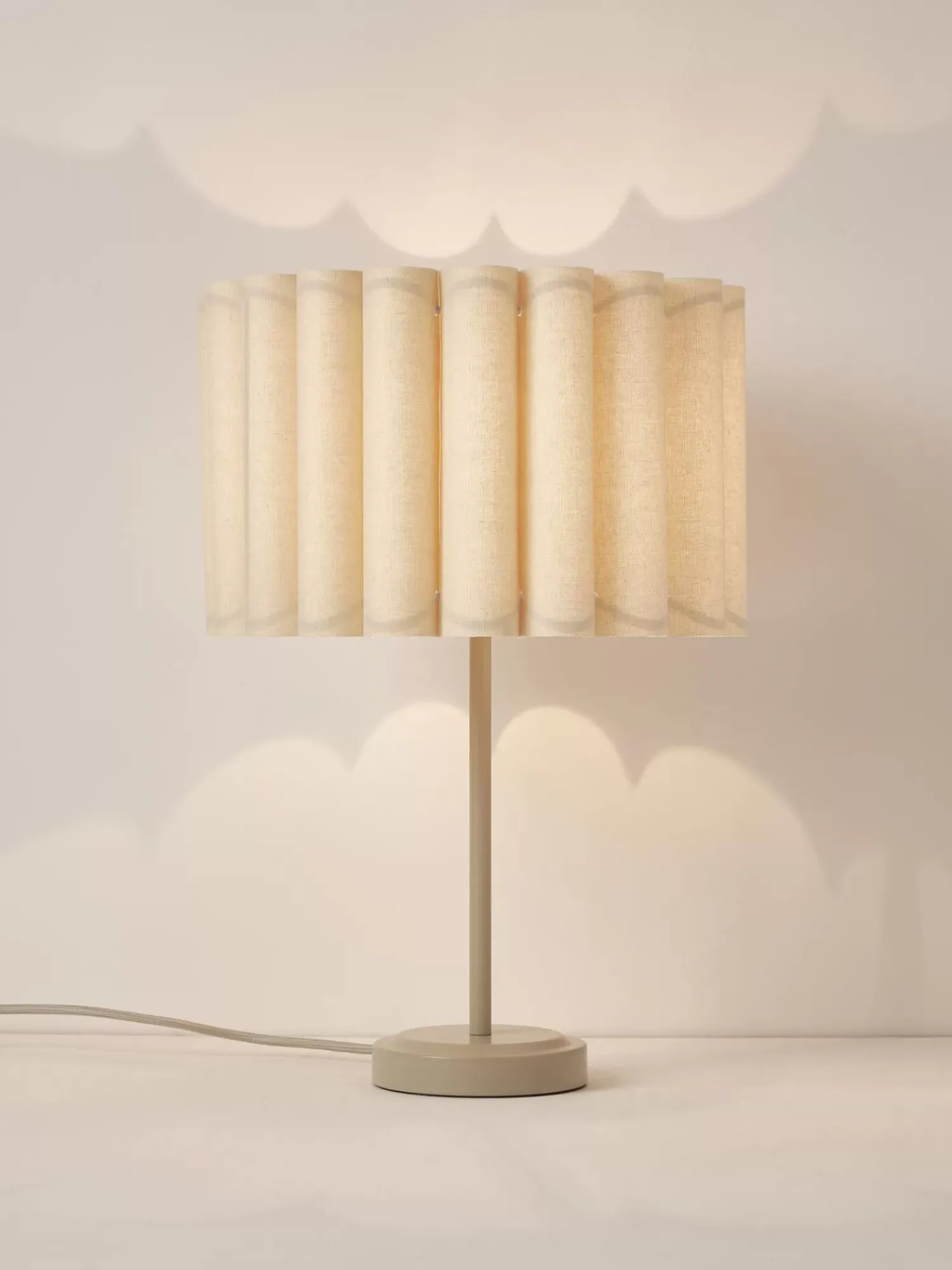 Flash Sale Lampa Stołowa Z Lnu Aguilar Lampki Nocne