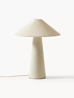 Store Lampa Stołowa Z Lnu Ilena Lampki Nocne