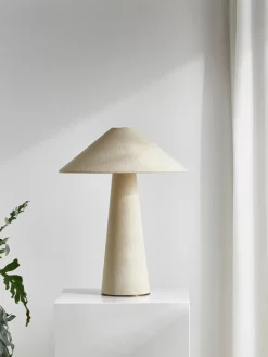 Store Lampa Stołowa Z Lnu Ilena Lampki Nocne