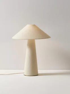 Store Lampa Stołowa Z Lnu Ilena Lampki Nocne