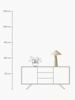 Store Lampa Stołowa Z Lnu Ilena Lampki Nocne