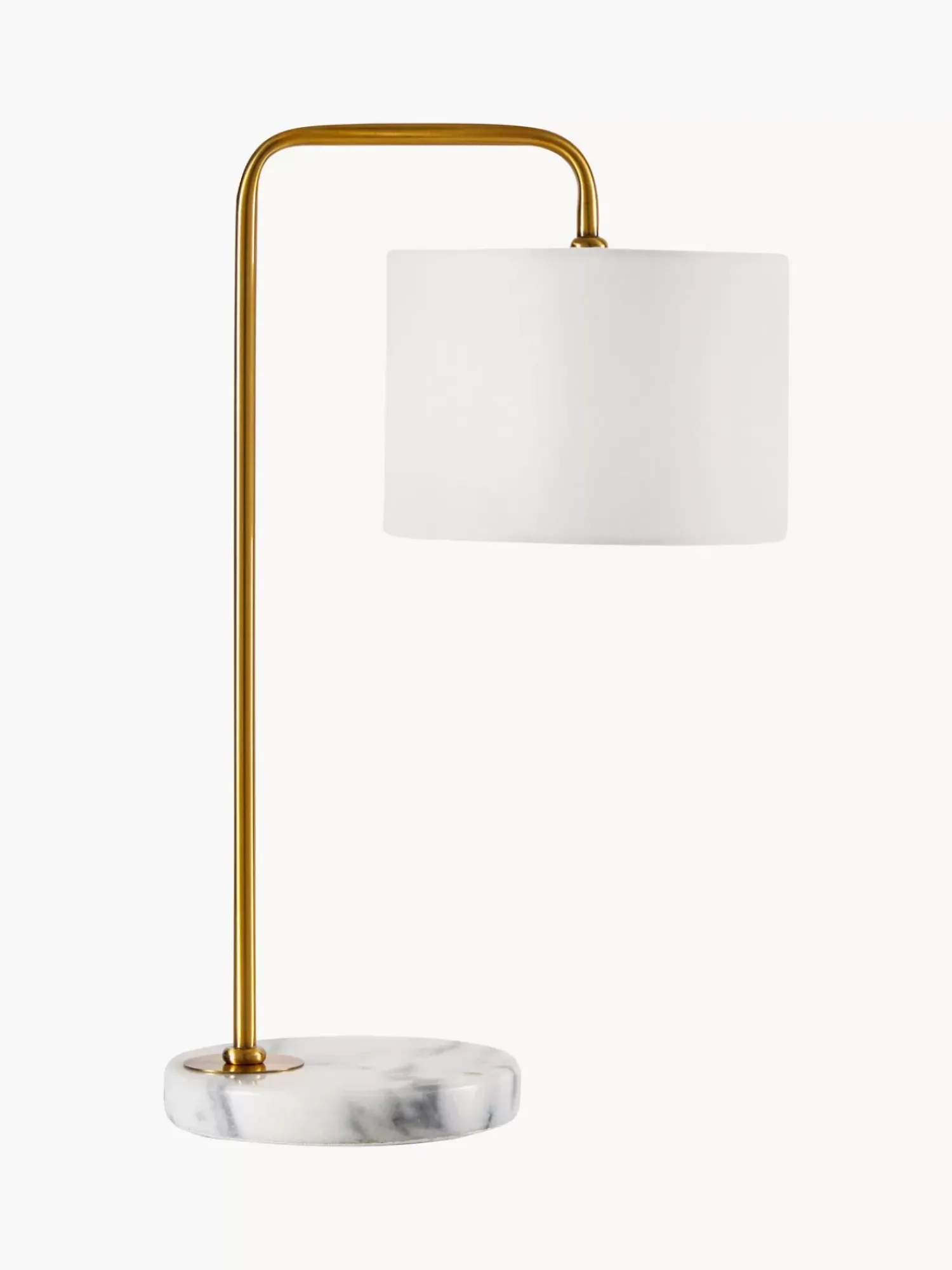 Outlet Lampa Stołowa Z Marmurowa Podstawa Montreal Lampki Nocne