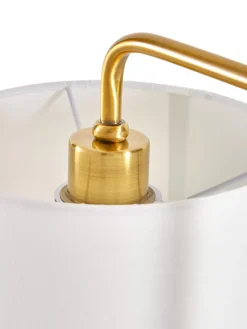 Outlet Lampa Stołowa Z Marmurowa Podstawa Montreal Lampki Nocne