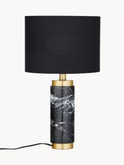 Outlet Lampa Stołowa Z Marmurowa Podstawa W Stylu Glam Miranda Lampki Nocne