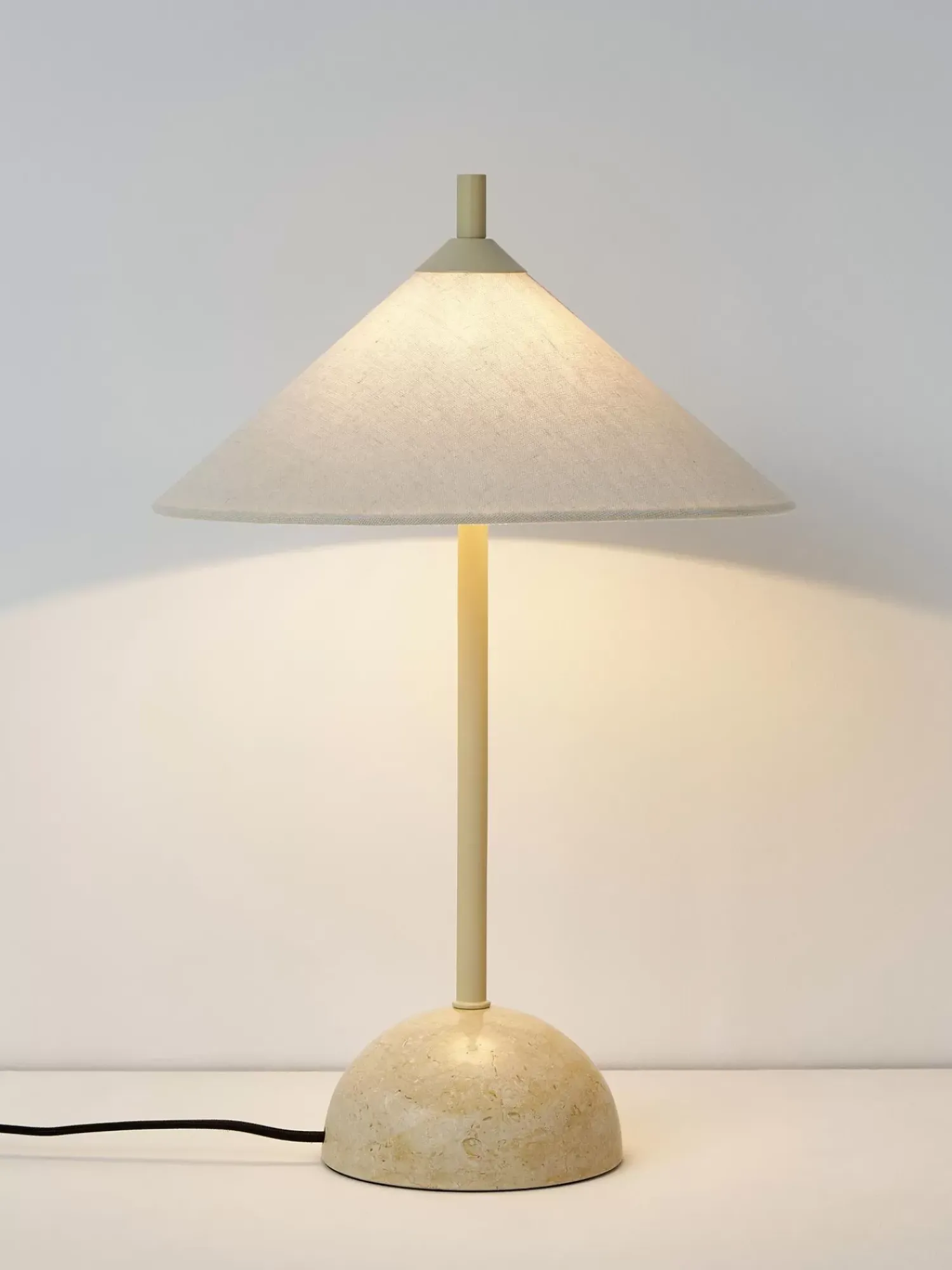 Online Lampa Stołowa Z Marmurowa Podstawa Vica Lampki Nocne