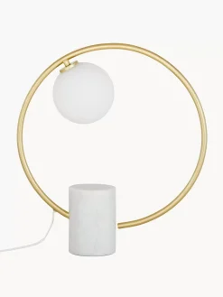 Store Lampa Stołowa Z Marmurowa Podstawa W Stylu Glam Soho Lampki Nocne