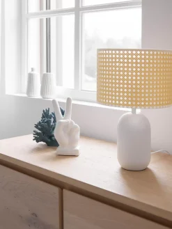Store Lampa Stołowa Z Plecionki Wiedenskiej Vienna Lampki Nocne