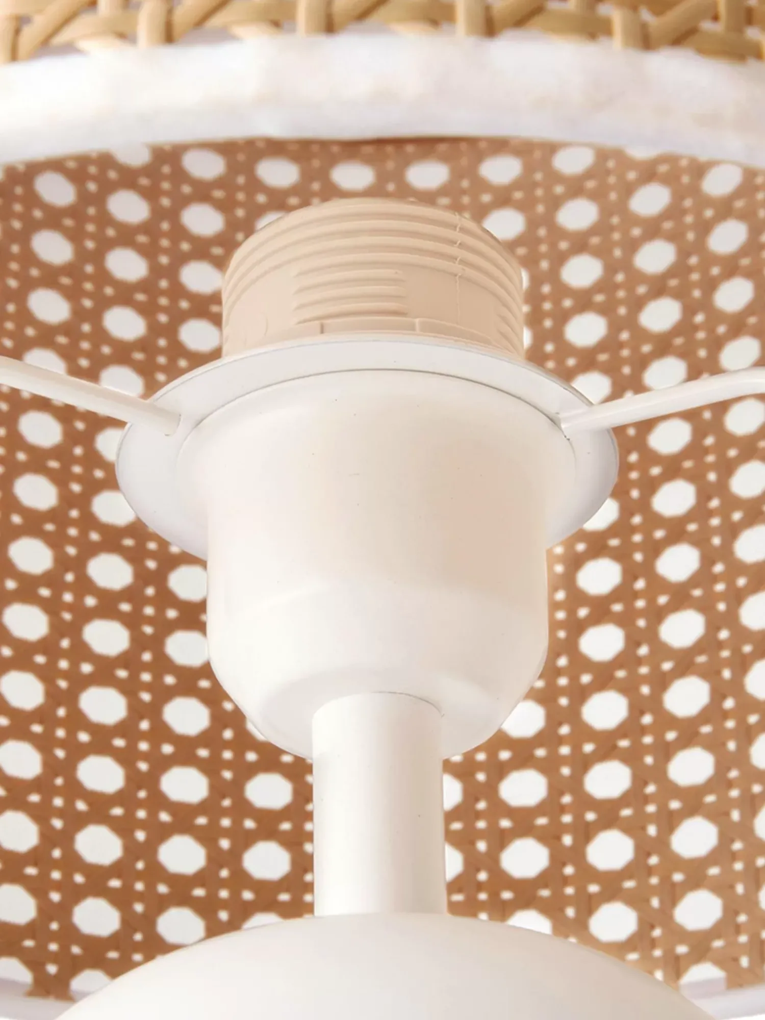 Store Lampa Stołowa Z Plecionki Wiedenskiej Vienna Lampki Nocne