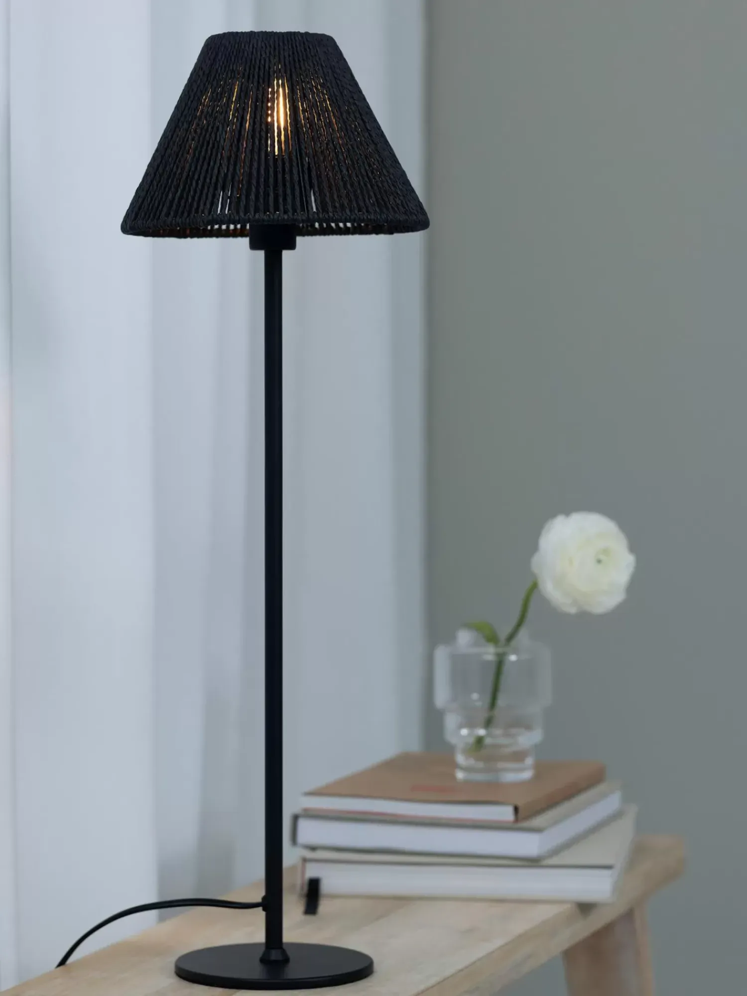 Fashion Lampa Stołowa Z Plecionki Corda Lampki Nocne