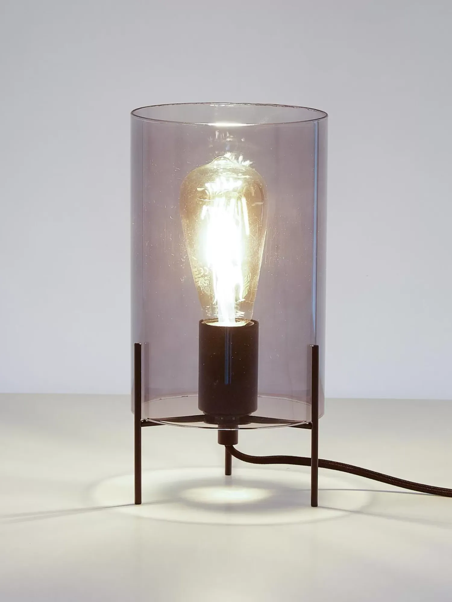 Shop Lampa Stołowa Ze Szkla Laurel Lampki Nocne